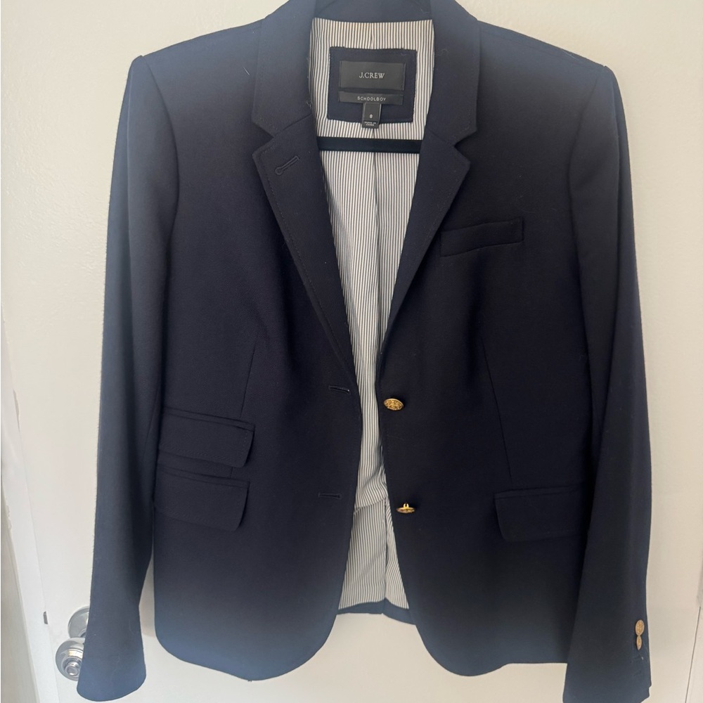 Jcrew Navy Blue Schoolboy Blazer